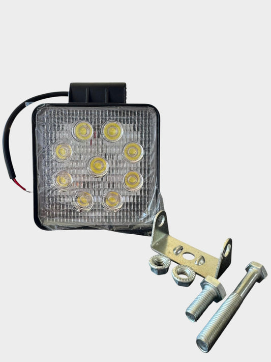 Lampă 9 LED-uri 10-60V 27W unghi de radiere 60 pătrat